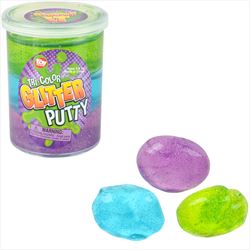 TR95165 Tri Color Glitter Putty